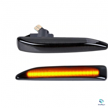 Iluminare - Set 2 Lampi Semnalizare LED Fumurii pentru BMW E65