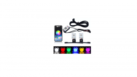 Diverse - Set 2 LED-uri Devil Eyes RGB 2.5' cu control din telefon