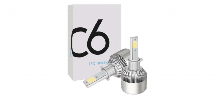 Produse cu discount de pana la 95% - Set 2 Leduri H3, 36w, 3800 Lumeni, 6500K,