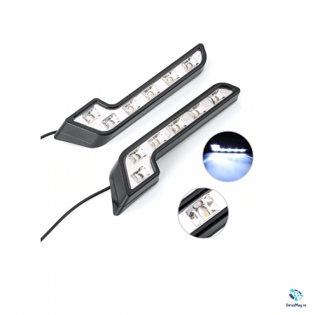 Set 2 Proiectoare / Lumini de Zi Auto DRL Universale [3]