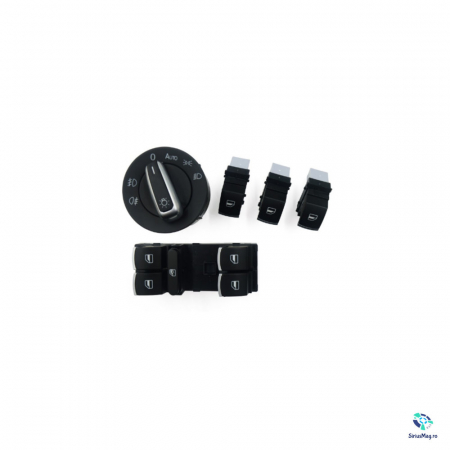 Butoane - Set Butoane Crom pentru Volkswagen