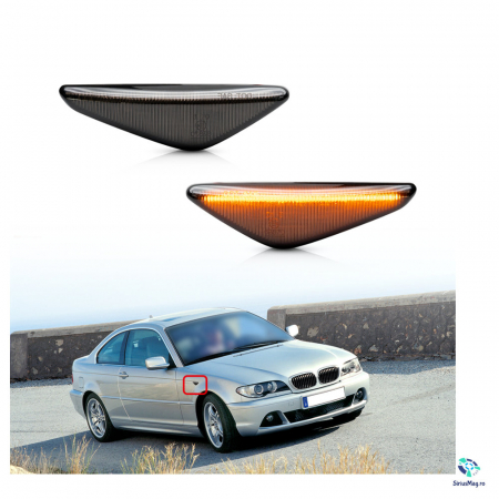 Set Lampi Semnalizari Dinamice pentru BMW E46 Coupe Cabrio [2]