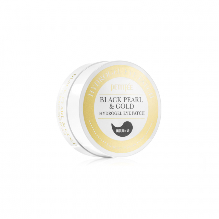 PETITFEÉ Plasturi pentru ochi cu perle negre si aur [3]