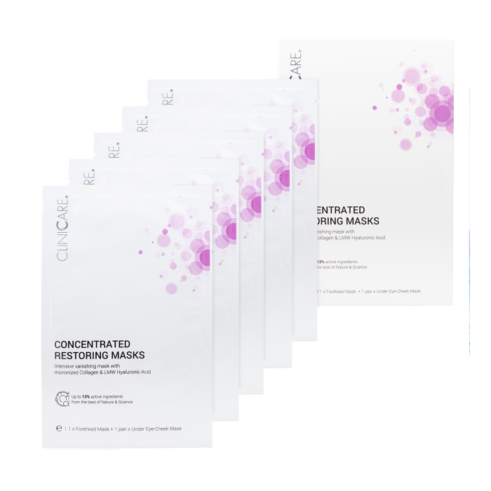 CLINICCARE Mască Reparatoare Concentrată - 3x5buc [1]