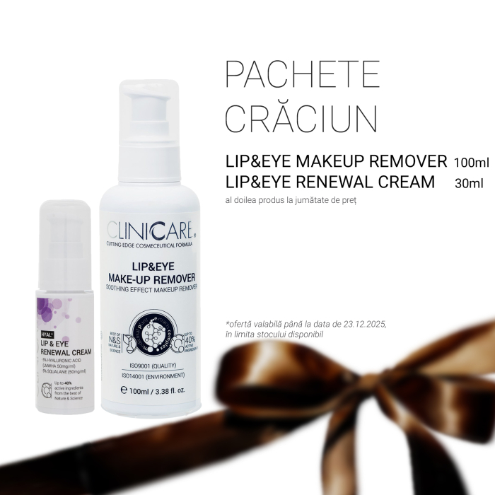 Pachet Sărbători CLINICCARE™ Îngrijire Buze și Ochi [1]