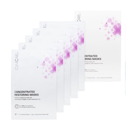 Ten Matur - CLINICCARE Mască Reparatoare Concentrată - 3x5buc