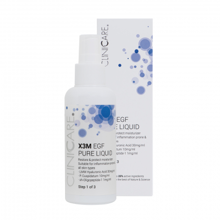 CLINICCARE X3M EGF Pure Lichid Hidratant Anti-inflamare