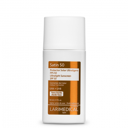 LARIMEDICAL Cremă protecție solară Satin 50 Dark - 50ml [1]