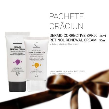 Pachete Sărbători 2025 - Pachet Sărbători CLINICCARE™ Dermo Corrective & Retinol Renewal