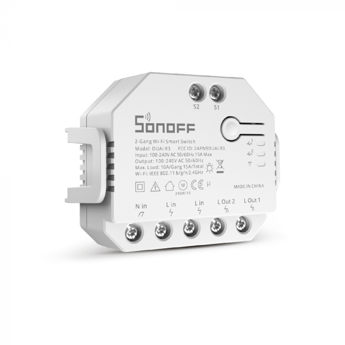 Sonoff Dual R3 - releu smart WiFi cu 2 canale si monitorizare consum [5]