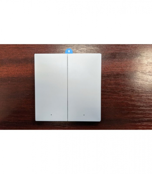Intrerupator smart wireless dublu cu baterie Zigbee Aqara H1 [4]