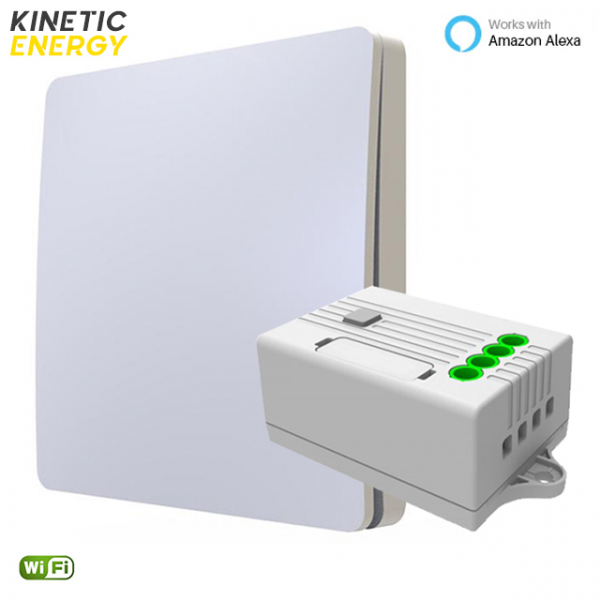 KIT Întrerupător simplu Kinetic Energy + Controller 1 canal, 5A, WiFi [1]