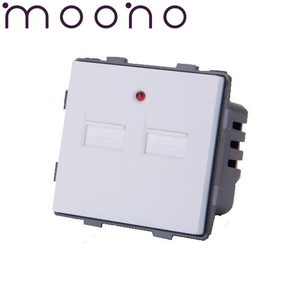 Modul priză 2 x USB moono (5V / 2A) [1]