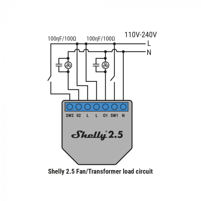 Shelly RC Snubber - Amortizor tensiune pentru releele Shelly 1, 1PM si 2.5 [3]