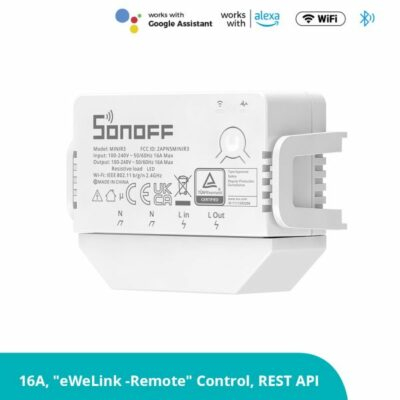Sonoff Mini R3 - releu WiFi si Bluetooth cu eWeLink-Remote [3]