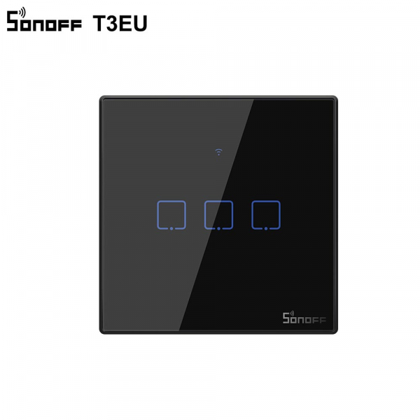 Sonoff T3EU3C-TX - Întrerupător Touch triplu cu control WiFi si RF [1]