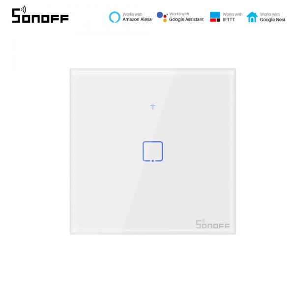 Sonoff T0EU1C-TX - Întrerupător Touch simplu cu control WiFi [1]