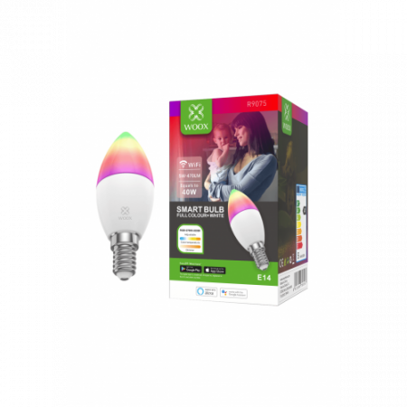 Bec LED Smart WiFi E14 RGB+CCT WOOX [0]