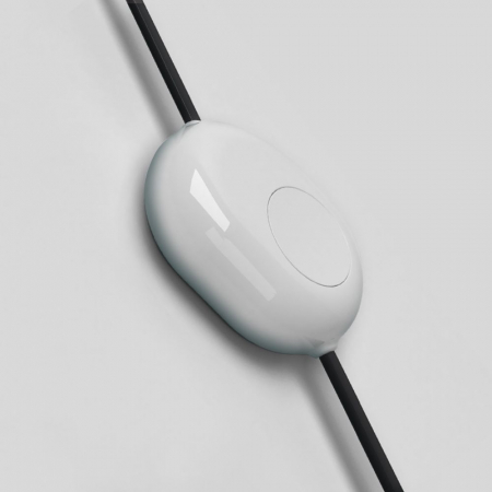 Shelly Button - carcasa cu buton pentru relee Shelly 1, 1PM si Dimmer (alb) [4]