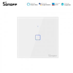 Sonoff T0EU1C-TX - Întrerupător Touch simplu cu control WiFi [0]