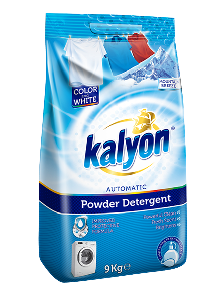 Kalyon Detergent pudră Automat Rufe Color&White Mountain Breeze 9kg [1]