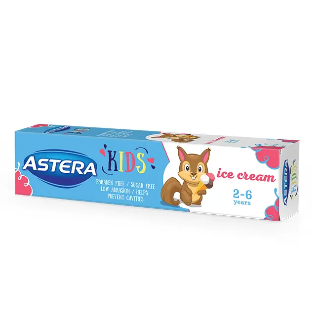 Pasta de dinti ASTERA KIDS 2-6 ani Ice Cream 50 ml [1]