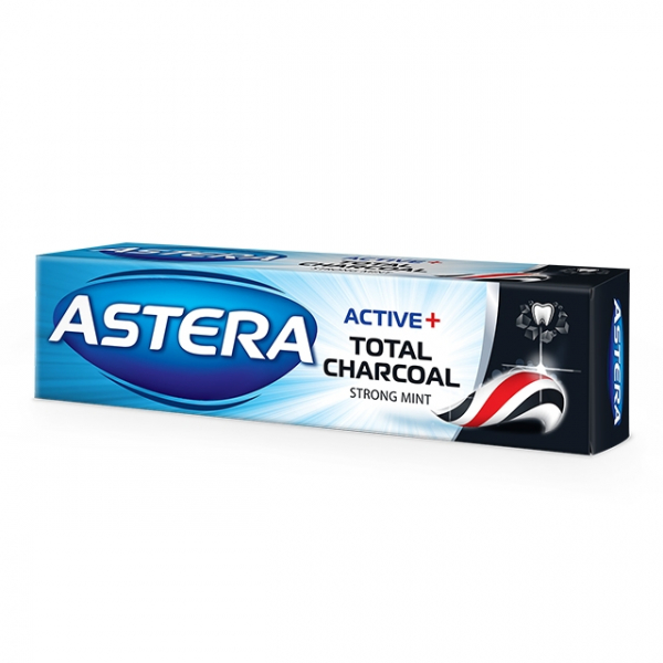Pasta de dinti ASTERA ACTIV + Total CARBUNE 100ml [1]
