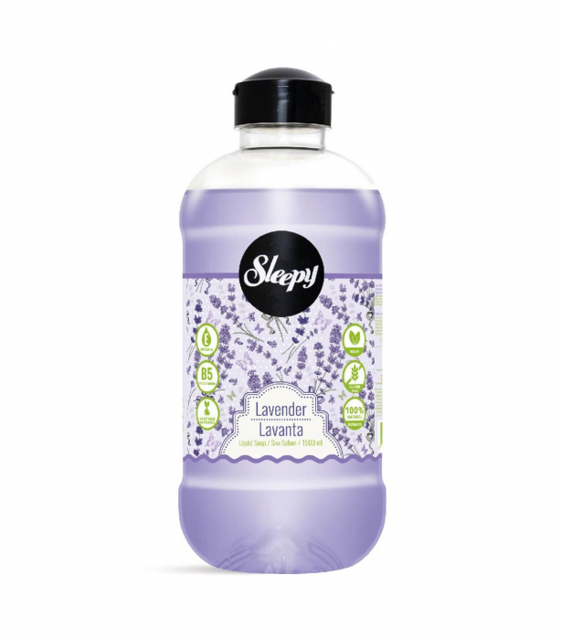Săpun lichid Sleepy cu aromă de Lavandă, 1500 ml [1]