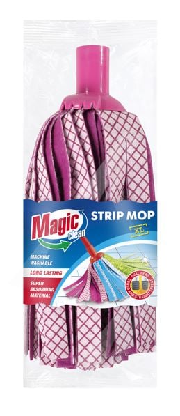 Rezerva pentru mop MAGIC CLEAN PREMIUM Strip Mop Super Color XL [3]