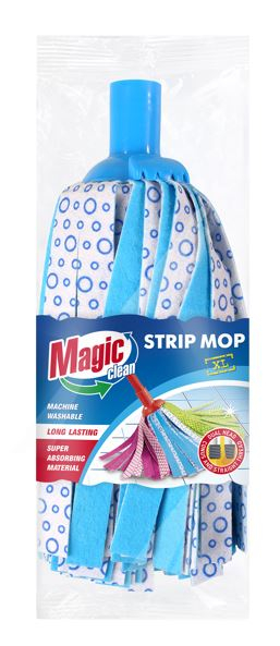 Rezerva pentru mop MAGIC CLEAN PREMIUM Strip Mop Super Color XL [5]
