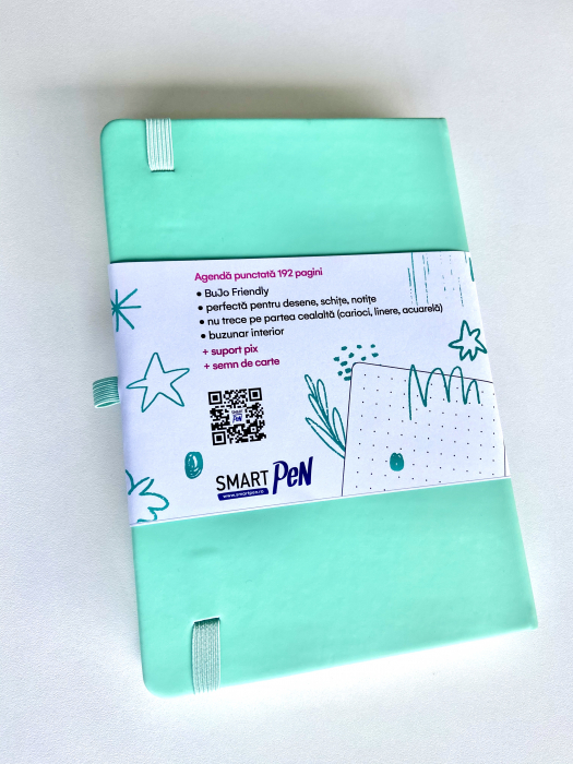 Agenda A5 Smart Notes by Smartpen Turcoaz Pastel [5]