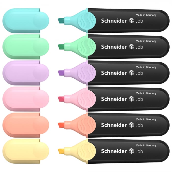 Set textmarker Schneider Job Pastel 6 culori/set [1]