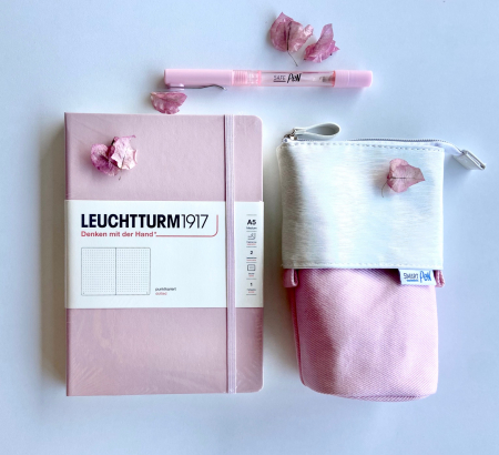 Colectia BuJo Deluxe Minty-Roz Pastel - disponibil doar cu agenda Smart Notes Turcoaz cu hartie de 160 g/mp [3]