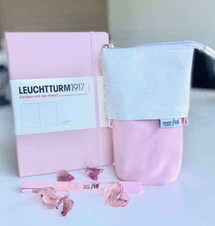 Colectia BuJo Deluxe Minty-Roz Pastel - disponibil doar cu agenda Smart Notes Turcoaz cu hartie de 160 g/mp [2]
