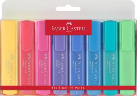 Set textmarker Faber Castell pastel 8 buc [0]