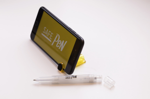 Pixul destept SafePen 4 in 1 cu suport de telefon si pulverizator [1]