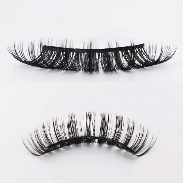 Gene false banda efect Russian Volume 3D Extreme Mink curbura D, negru [5]