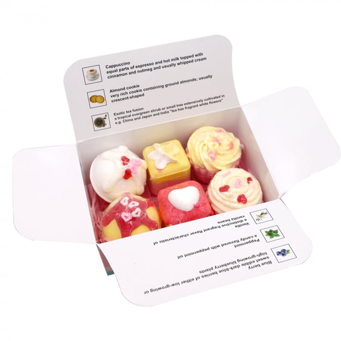 Set cadou 6 bombe de baie efervescente organice [3]