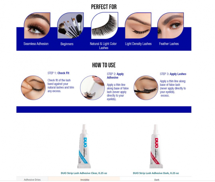 Adeziv pentru gene false, waterproof, Duo [5]