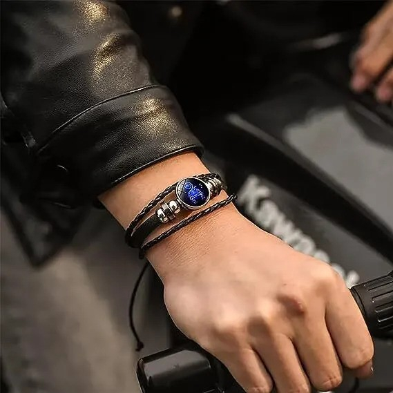 Bratara manifestarii pentru calm si noroc alunga negativitatea cu semne zodiacale este reglabila si unisex, Scorpion [3]