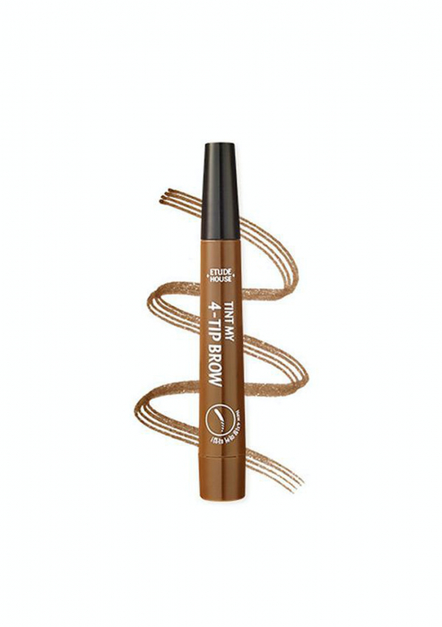 Creion sprancene microblading tip tatuaj rezistent la apa, Etude, maro [2]