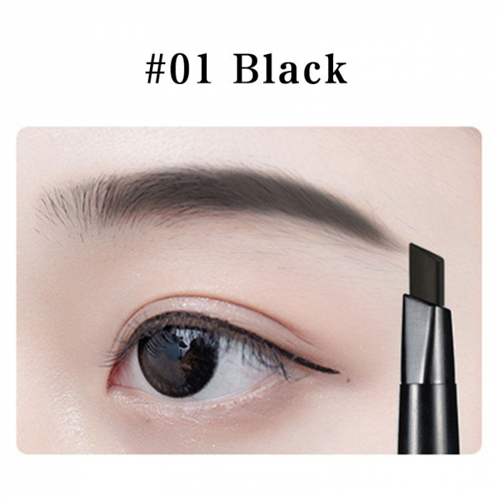 Creion sprancene rezistent la transfer pentru un look natural cu cristale aplicate, Black Matte [3]