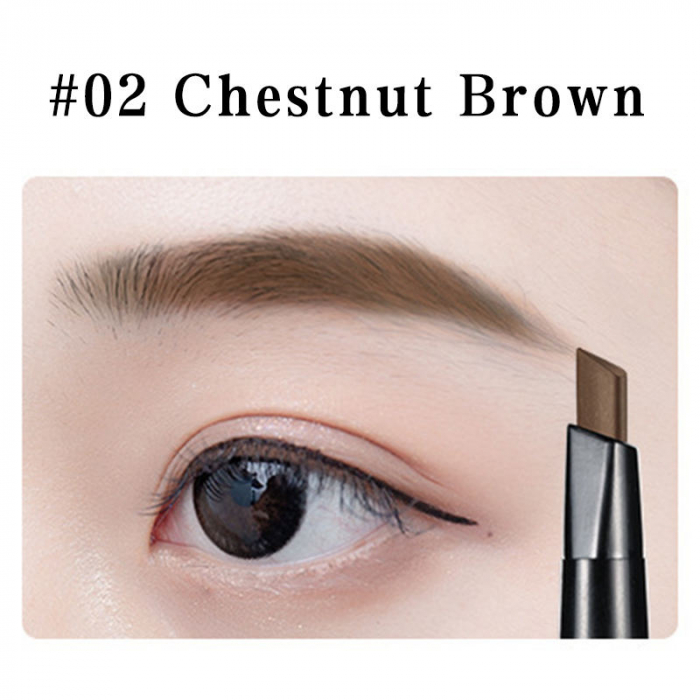 Creion sprancene rezistent la transfer pentru un look natural cu cristale aplicate, Chestnut brown [6]