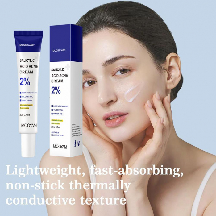 Crema cu acid salicilic 2% pentru ten cu imperfectiuni oil control, 20g [2]