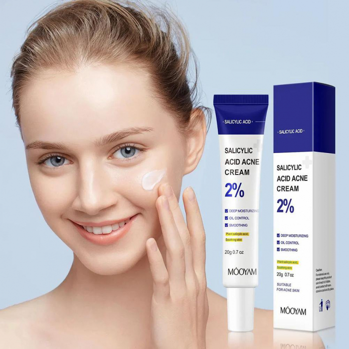 Crema cu acid salicilic 2% pentru ten cu imperfectiuni oil control, 20g [3]