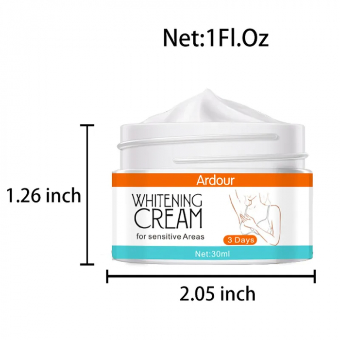 Crema pentru albirea pielii formula eficienta in 3 zile zone sensibile ingrediente naturale, 30 ml [6]