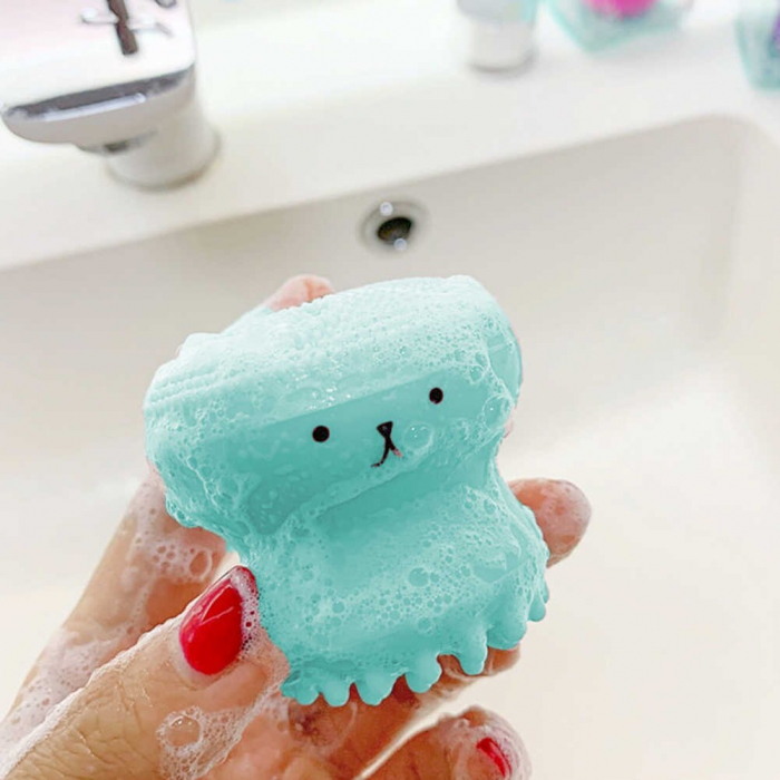 Perie faciala pentru curatare si exfoliere din silicon [2]