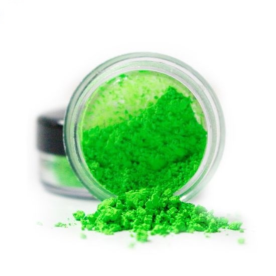 Fard neon pigment fluorescent club pentru fata si corp, verde intens [2]
