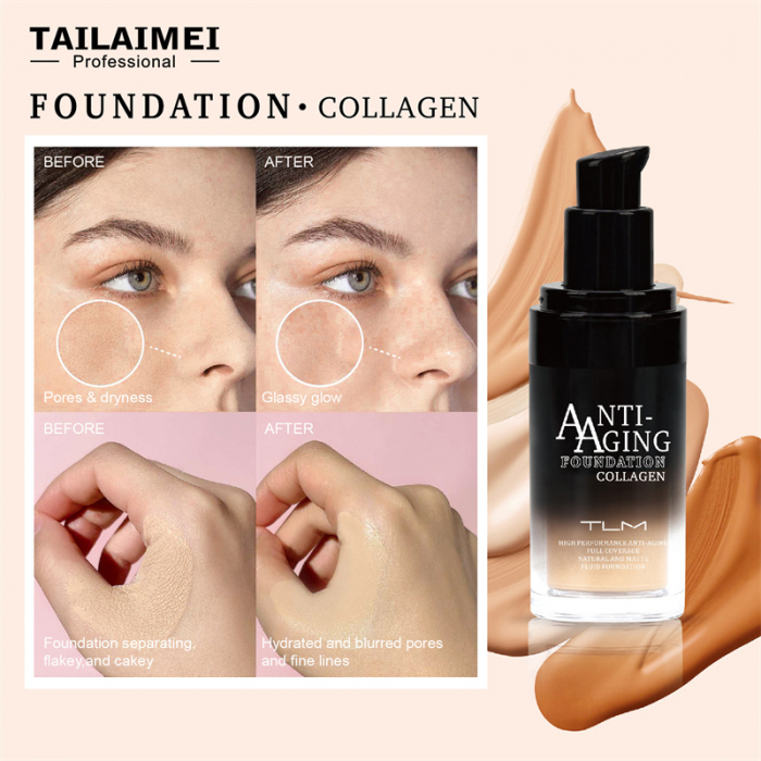 Fond de ten anti-aging acoperire mare contine colagen SPF30, 30 g [2]