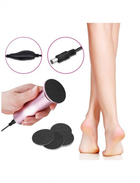 Freza electrica profesionala pentru picioare, indepartare piele uscată, crapata, tare și calusuri, OEM [3]